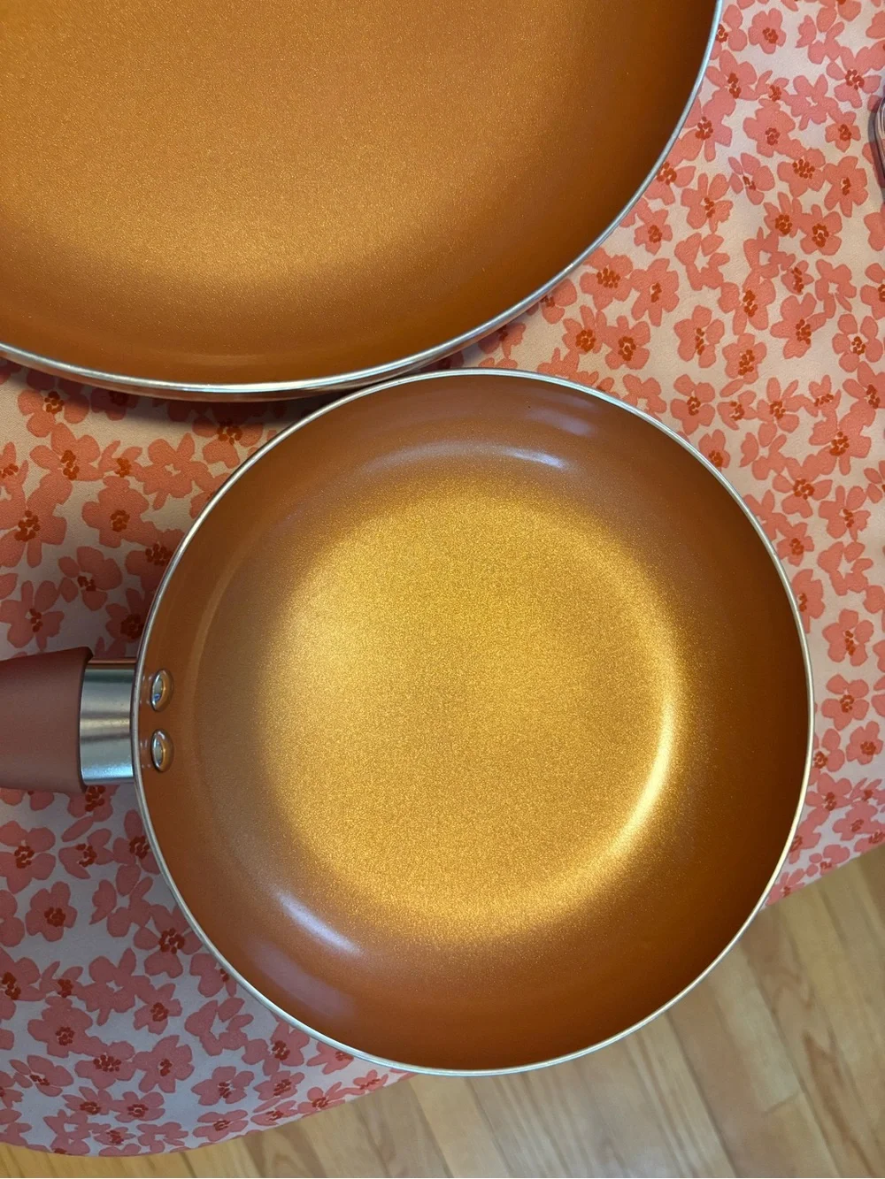 Copper Nonstick Frying Pan Set - 3-Piece